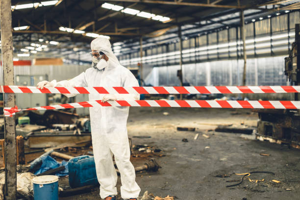 Professional Crime Scene Cleanup technician working in Williston, FL